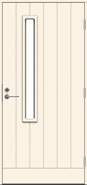 Теплая входная дверь SWEDOOR by Jeld-Wen Function Adria Eco, М10x21, Правая