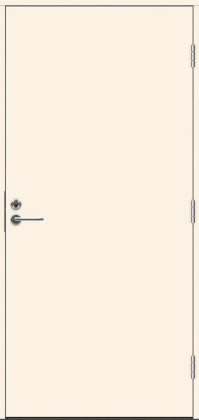 Теплая входная дверь SWEDOOR by Jeld-Wen Function Bering Eco, М10x21, Правая