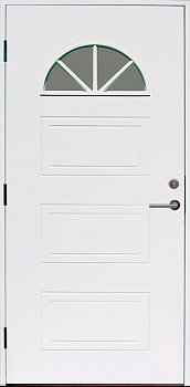 Дверь входная Kaski Duved, белая