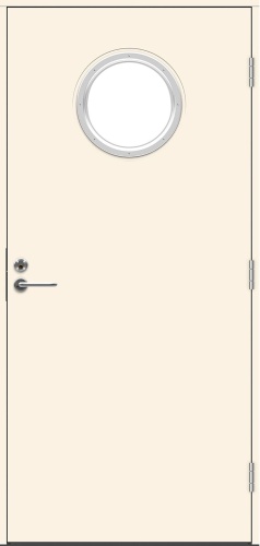 Теплая входная дверь SWEDOOR by Jeld-Wen Function Hudson Eco, М10x21, Правая