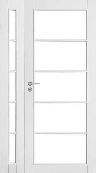 Дверь белая массивная SWEDOOR by Jeld-Wen Craft 129 + расширение, M12(9+3)х21, Белый NCS S 0502-Y