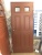Теплая входная дверь SWEDOOR by Jeld-Wen Classic Scarlatti Eco с замком LC200, красно-кирпичная, М9*21, правая, №19