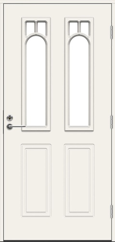  Теплая входная дверь SWEDOOR by Jeld-Wen Classic Delius Eco, M10x21, Правая