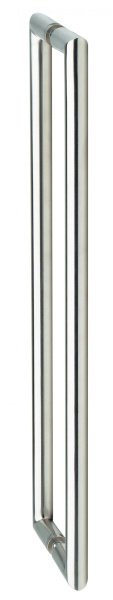Ручка-скоба Abloy (Аблой) INOXI 137S-25/400-600, 400 мм, K (одностороннее сквозное крепление)