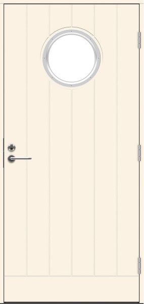 Теплая входная дверь SWEDOOR by Jeld-Wen Function Coral Eco, М10x21, Правая