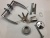 Комплект фурнитуры в хроме для замка ABLOY LC102 (ручка UL27, цилиндр, скобянка)