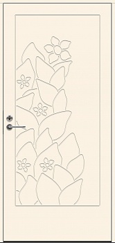 фото теплая входная дверь swedoor by jeld-wen character tulip eco