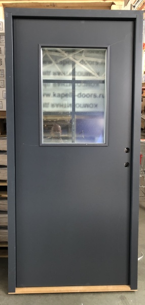 Дверь входная Kaski UOL13 Thermo, тёмно-серая, М10 правая №2