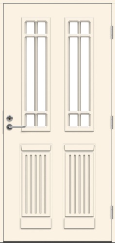 Теплая входная дверь SWEDOOR by Jeld-Wen Classic Scott Eco, M10x21, Правая