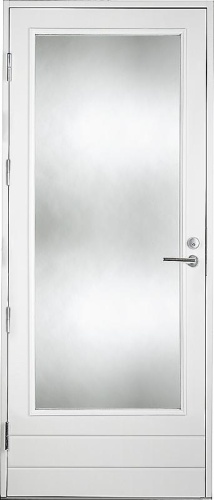 Террасная дверь Kaski PO5 M18, Белый NCS S 0502-Y, M10x21, Левая