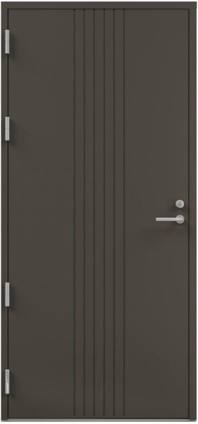 Дверь входная Kaski Ivalo Thermo, Белый NCS S 0502-Y, M10x21, Левая