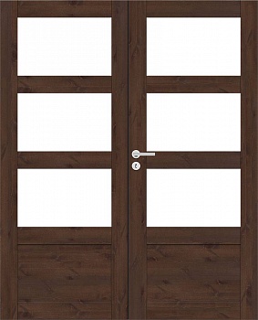 фото дверь swedoor by jeld-wen unique rustic 343, двустворчатая