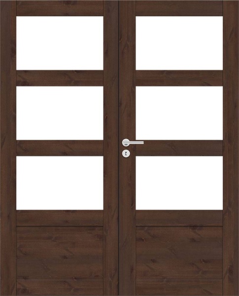фото дверь swedoor by jeld-wen unique rustic 343, двустворчатая