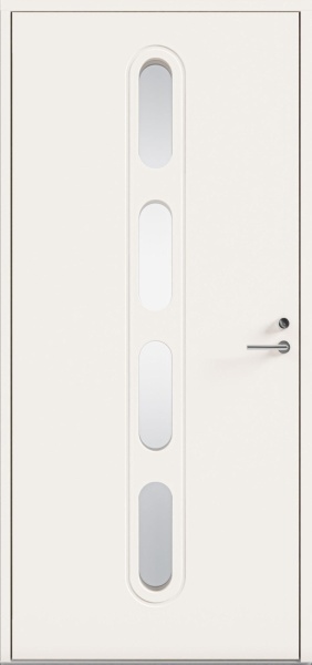 Дверь входная Kaski Future Spica Thermo, Белый NCS S 0502-Y, 10*21, левое