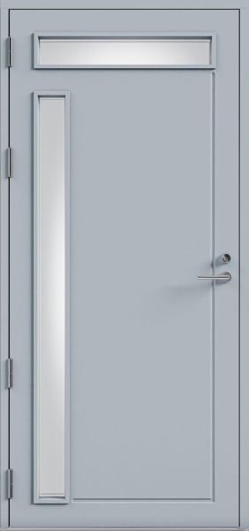 Дверь входная Kaski Mukka Thermo, Белый NCS S 0502-Y, 10*21, левое