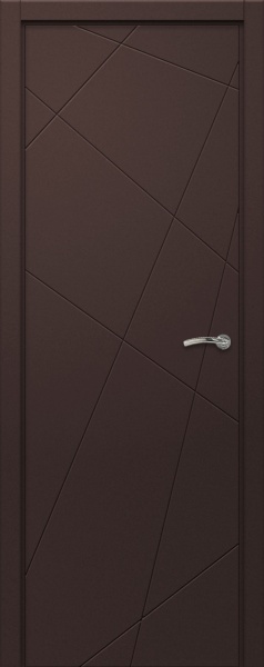 Дверь Капелли Multicolor Ф7A, M7x21, RAL8017 - коричневый