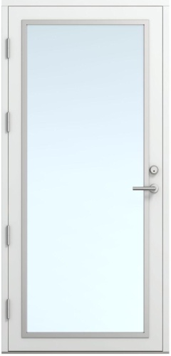Дверь входная Kaski Vuoksi Thermo,белая, M9x21, Левая