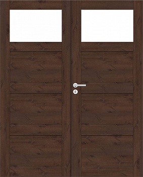 фото дверь swedoor by jeld-wen unique rustic 341, двустворчатая