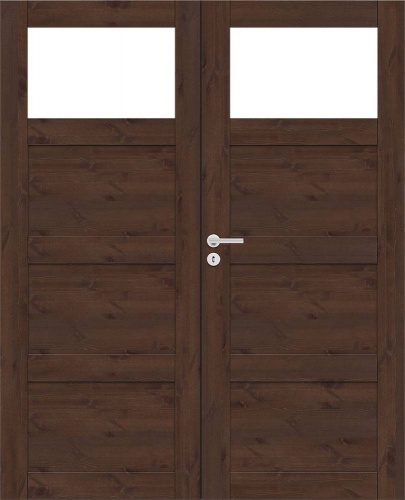 фото дверь swedoor by jeld-wen unique rustic 341, двустворчатая