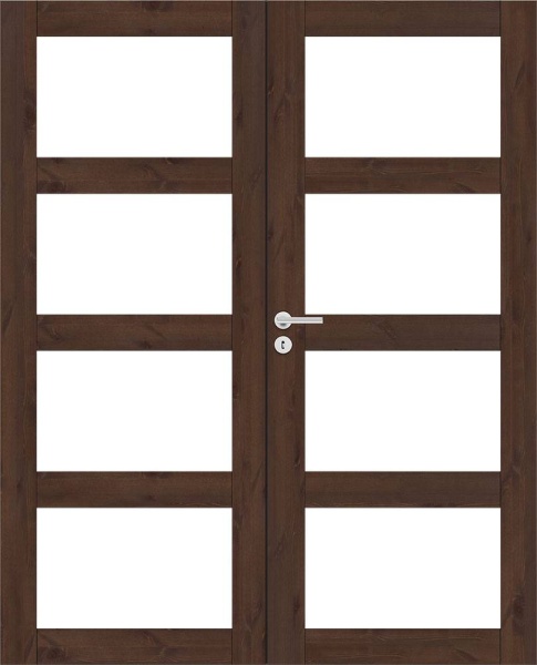 фото дверь swedoor by jeld-wen unique rustic 348, двустворчатая