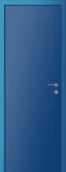 Дверь Капелли Multicolor Ф2К, M7x21, RAL5010 - синий