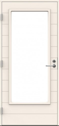Входная дверь для террас и балконов SWEDOOR by Jeld-Wen Terrace Eco Ontario W18, M10x21, Левая, Белый NCS S 0502-Y