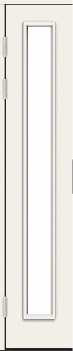 Открывающаяся боковая створка SWEDOOR by Jeld-Wen модель AL1200 W69, М5х23, Левая, Белый NCS S 0502-Y