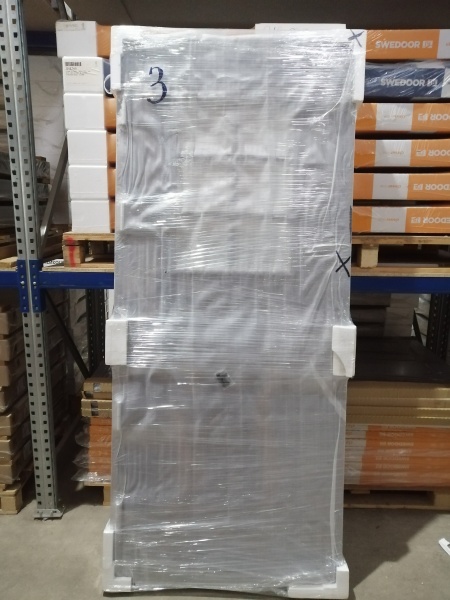 УЦЕНКА (№3) UOL1 (L1T1023GL2) Thermo KASKI со стеклом, Серая RR23, 10*23, ЛЕВАЯ, замок  LC200