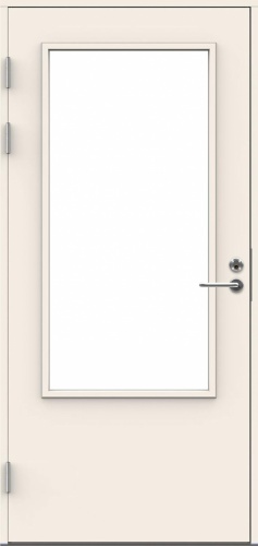 Дверь входная террасная SWEDOOR by Jeld-Wen PO2090 W16, M9x21, Левая, Белый NCS S 0502-Y