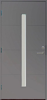 Дверь входная Kaski Are, тёмно-серая